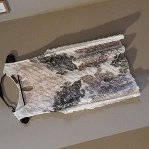 Janeric Layered Ruffle Tank Blouse 1x NWT